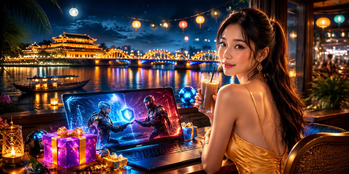 Người chơi tại Huế theo dõi giải esports và đặt kèo trên điện thoại bên ly cà phê