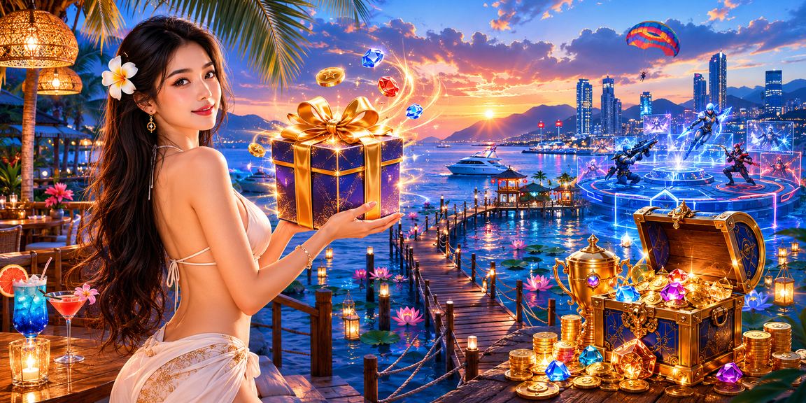 Người chơi theo dõi giải esports tại bãi biển Nha Trang qua điện thoại di động