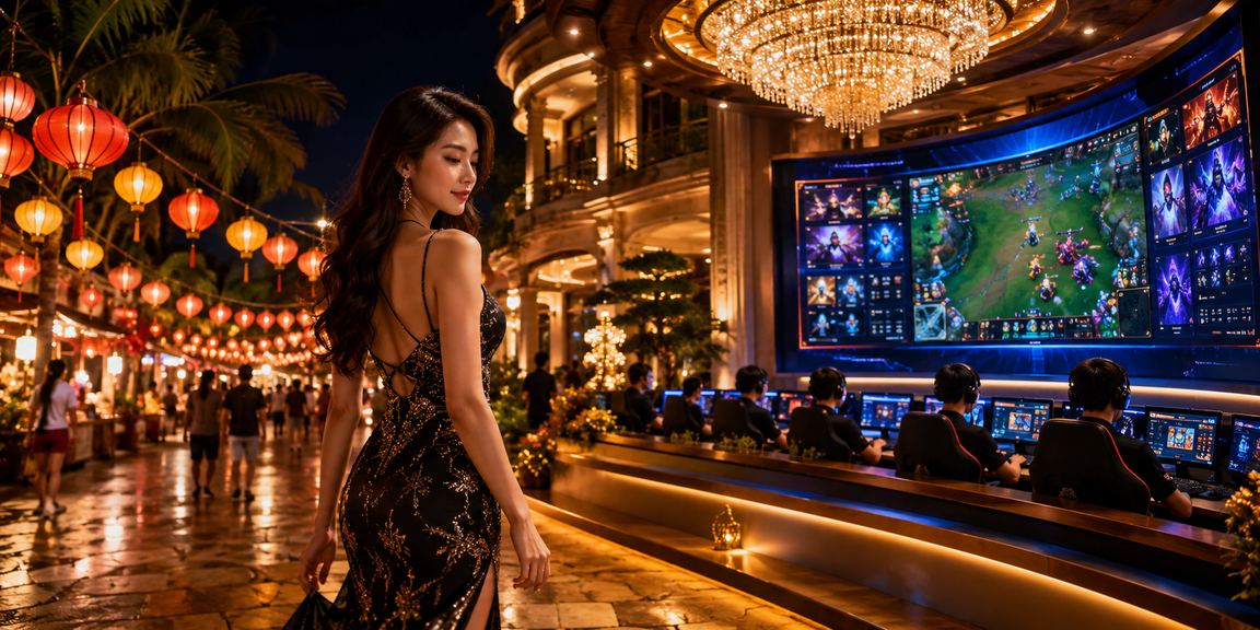 Người chơi esports tại Phú Quốc xem trực tiếp trận đấu